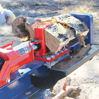 24-ton log splitter controls and hydraulic operation